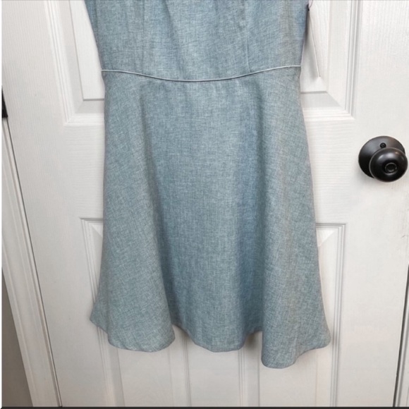 {SOLD} NWT LULUS A Line Dress Blue Short Mini Medium Open Back Formal New - Picture 8 of 9